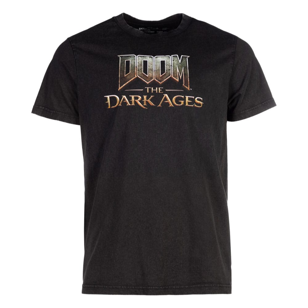 Tricou Doom The Dark Ages Logo Washed Out masura L - MangaShop.ro