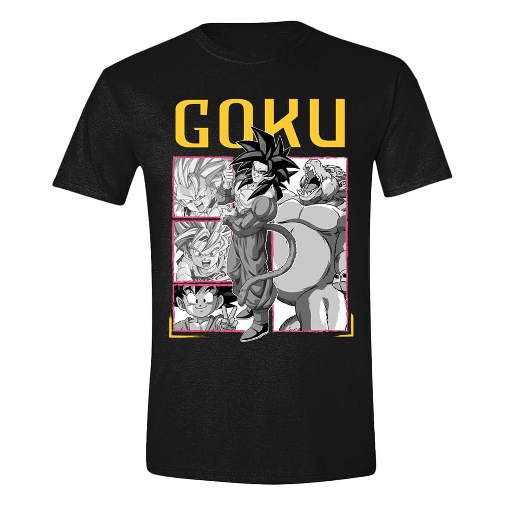 Tricou Dragon Ball GT Goku Panels masura S - MangaShop.ro