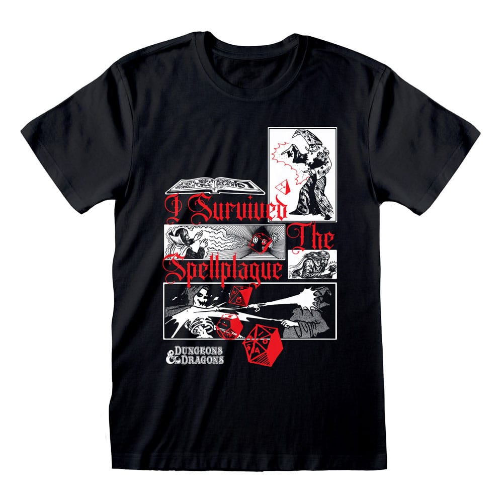 Tricou Dungeons & Dragons I Survived The Spellplague - MangaShop.ro