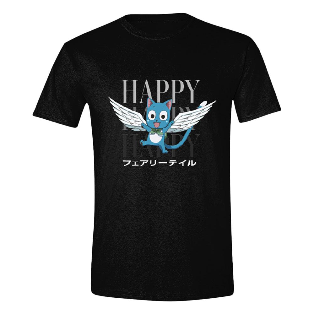Tricou Fairy Tail Happy Happy Happy masura XL - MangaShop.ro
