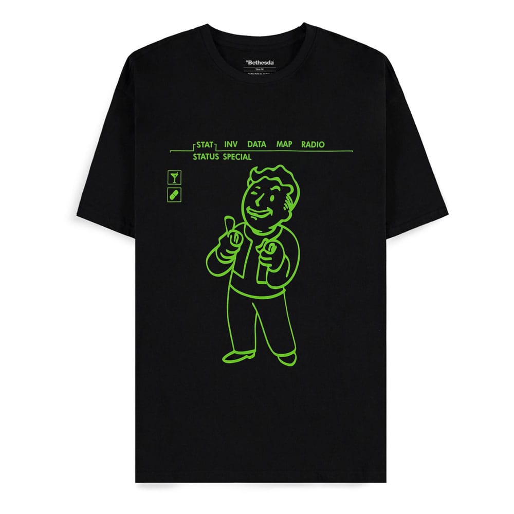 Tricou Fallout Charisma +10 masura L - MangaShop.ro