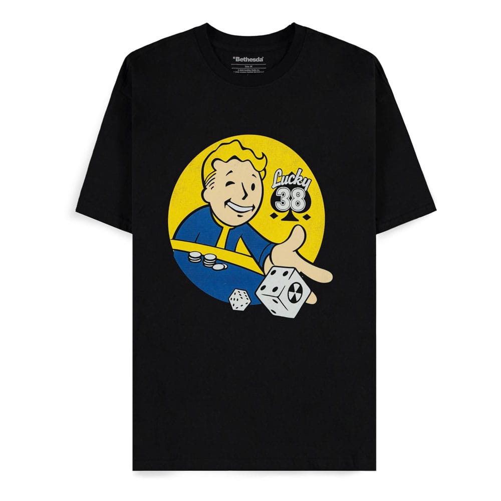 Tricou Fallout Lucky 38 Dice masura L - MangaShop.ro