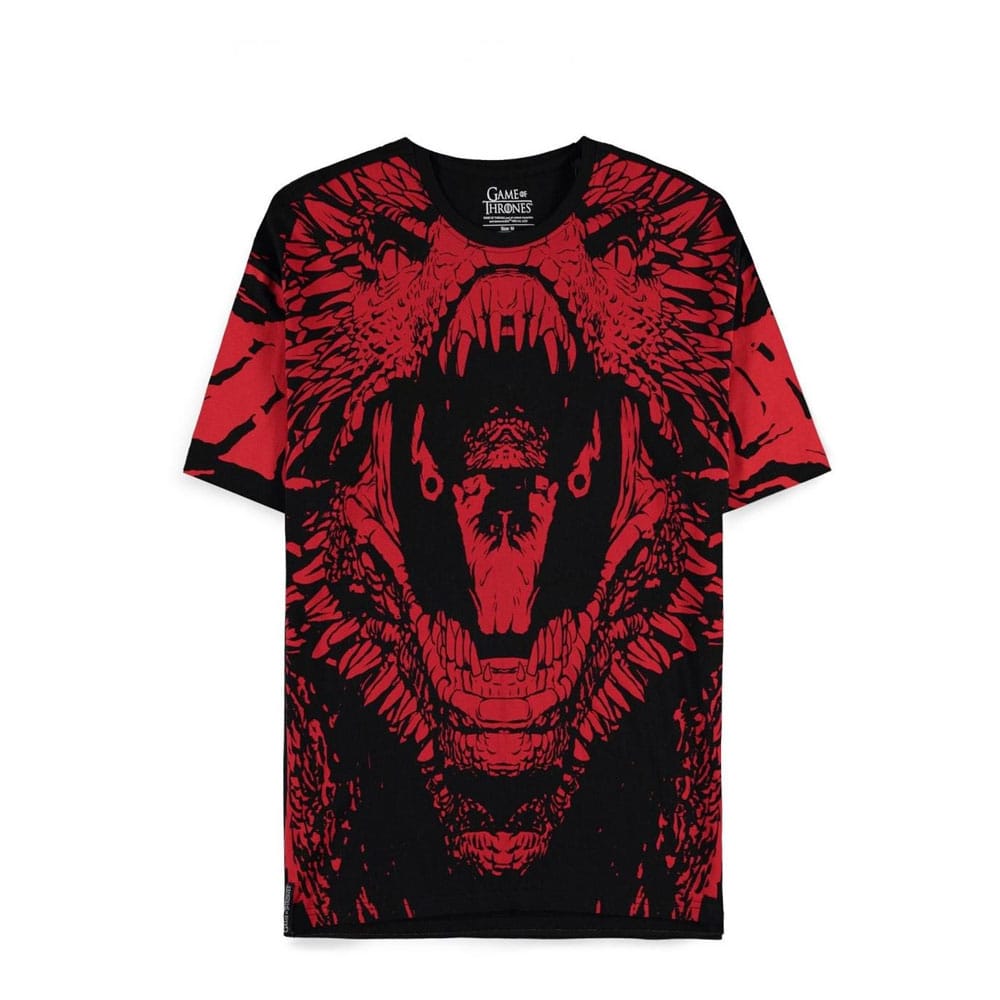 Tricou Game of Thrones: House of the Dragon - Full Panel Dragon Print Loose Fit masura M - MangaShop.ro