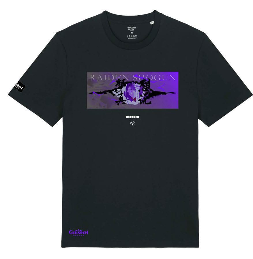 Tricou Genshin Impact Raiden Shogun Plane of Euthymia - MangaShop.ro