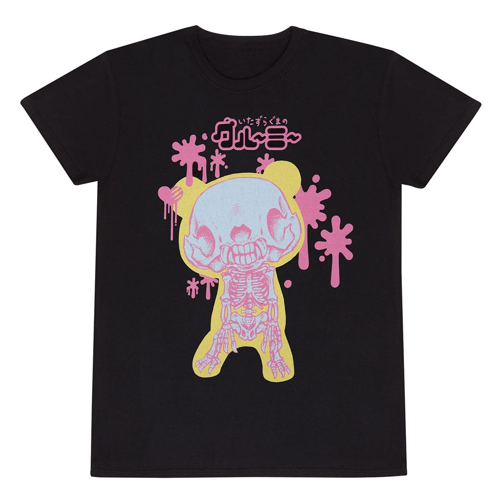 Tricou Gloomy Bear Painted Skeleton masura S - MangaShop.ro