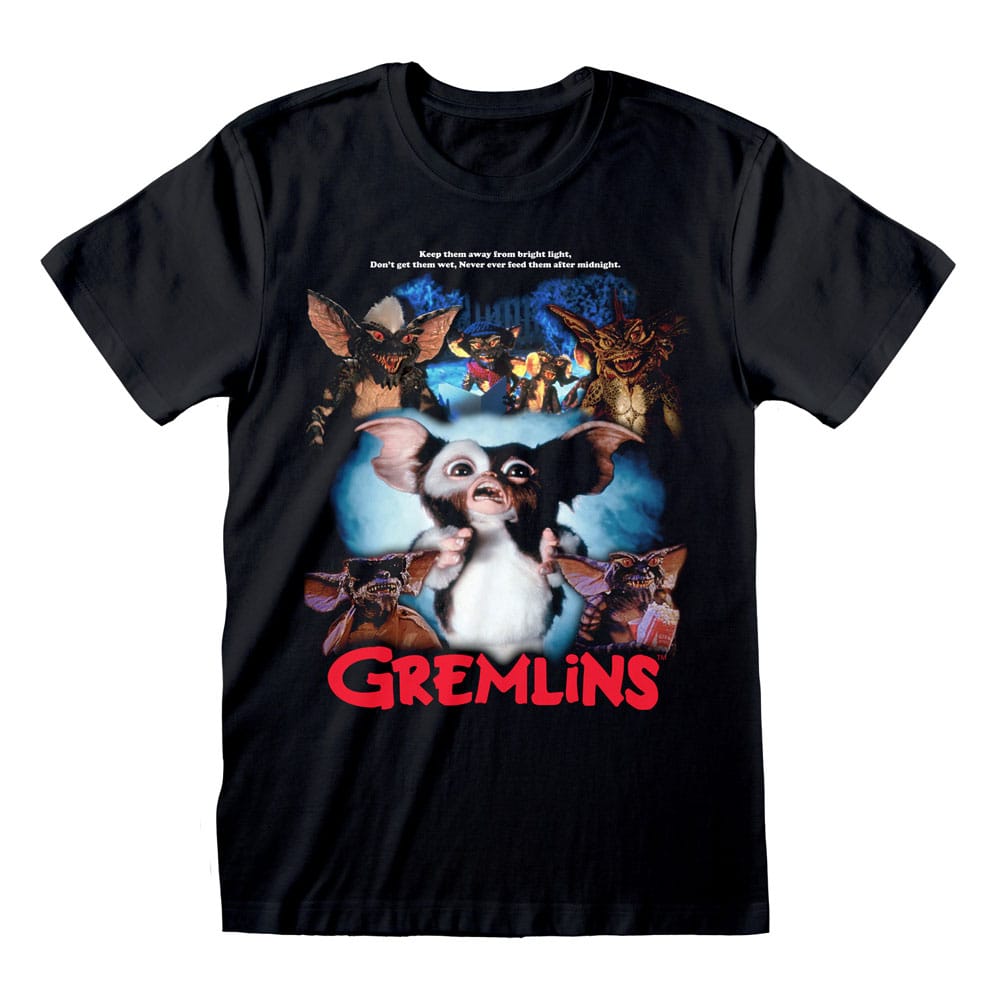 Tricou Gremlins Retro Poster Style  masura XL - MangaShop.ro