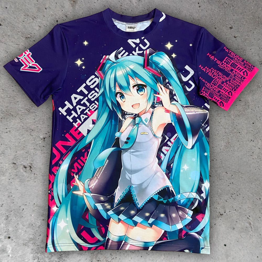 Tricou Hatsune Miku Expressive Vibes masura XL - MangaShop.ro