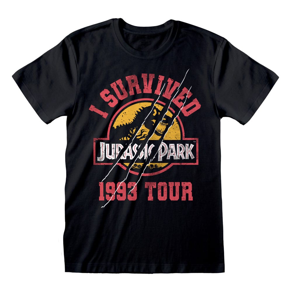 Tricou Jurassic Park I Survived 1993 masura L - MangaShop.ro