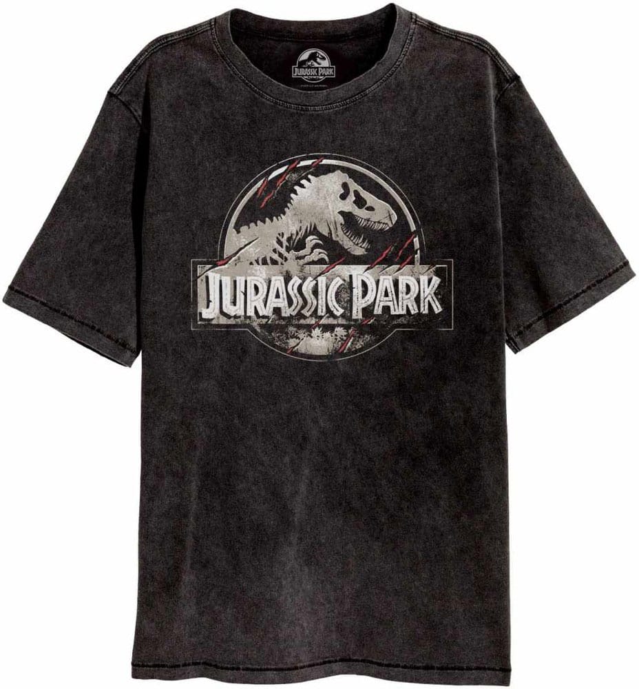 Tricou Jurassic Park Scratched Logo masura S - MangaShop.ro