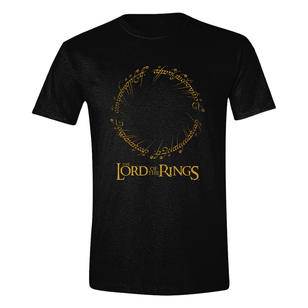 Tricou Lord of the Rings Logo Inscription masura M - MangaShop.ro