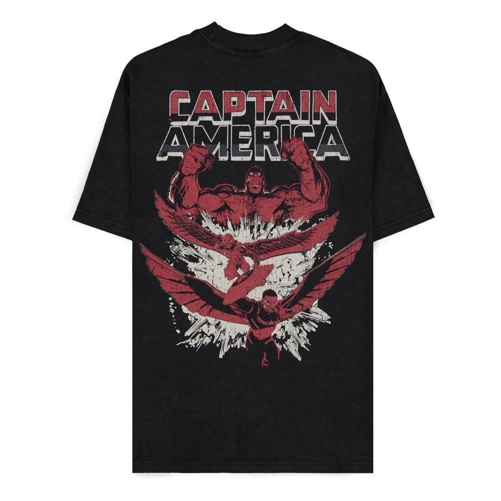 Tricou Captain America Brave New World 3 Heroes masura XL - MangaShop.ro