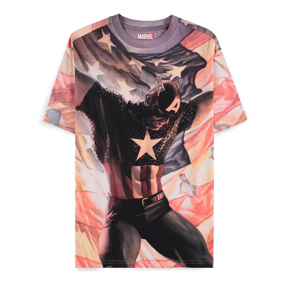 Tricou Captain America Brave New World Digital American masura M - MangaShop.ro