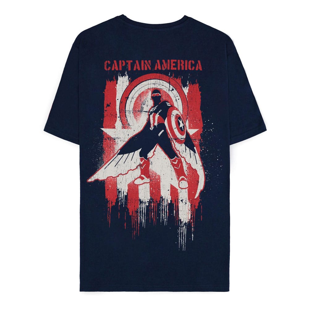 Tricou Captain America Brave New World Shield masura XL - MangaShop.ro