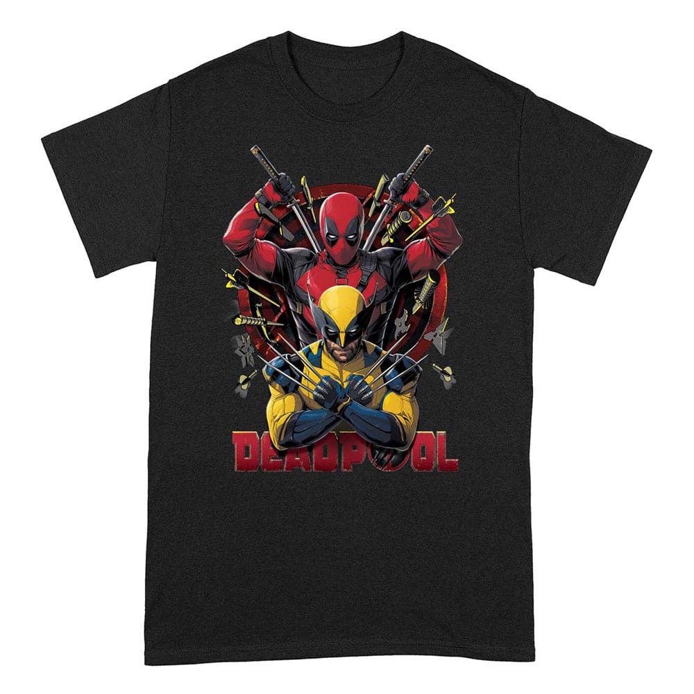 Tricou Deadpool Deadpool And Wolverine Pose masura L - MangaShop.ro