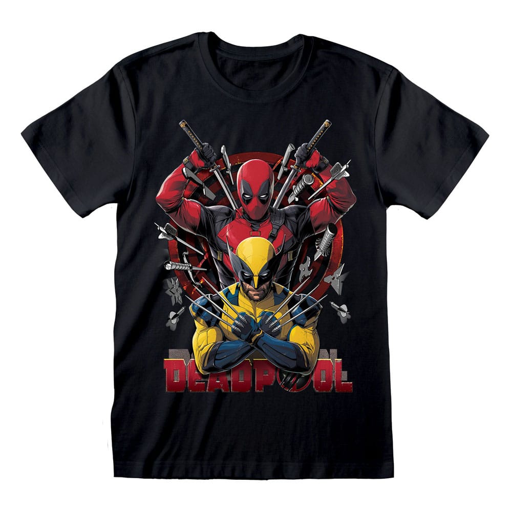 Tricou Deadpool Deadpool & Wolverine Weapons masura M - MangaShop.ro