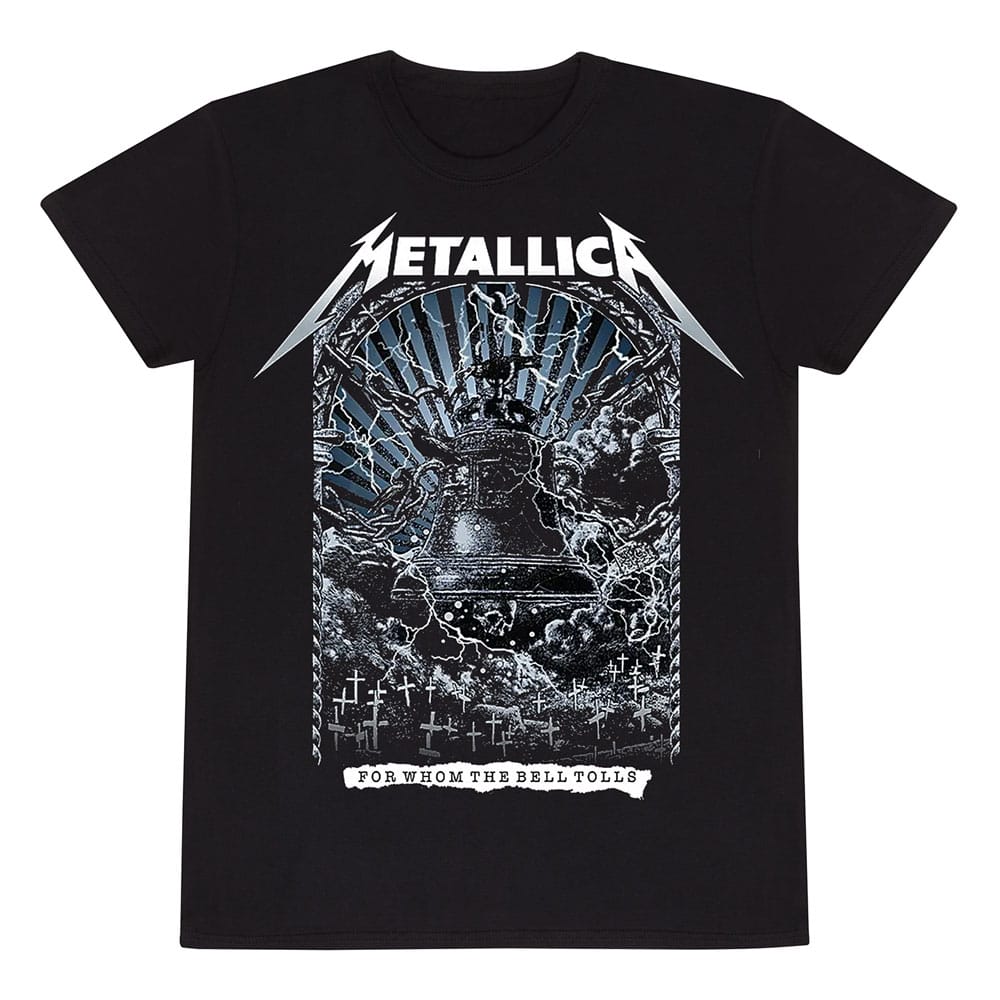 Tricou Metallica For Whom The Bells Toll Black masura M - MangaShop.ro