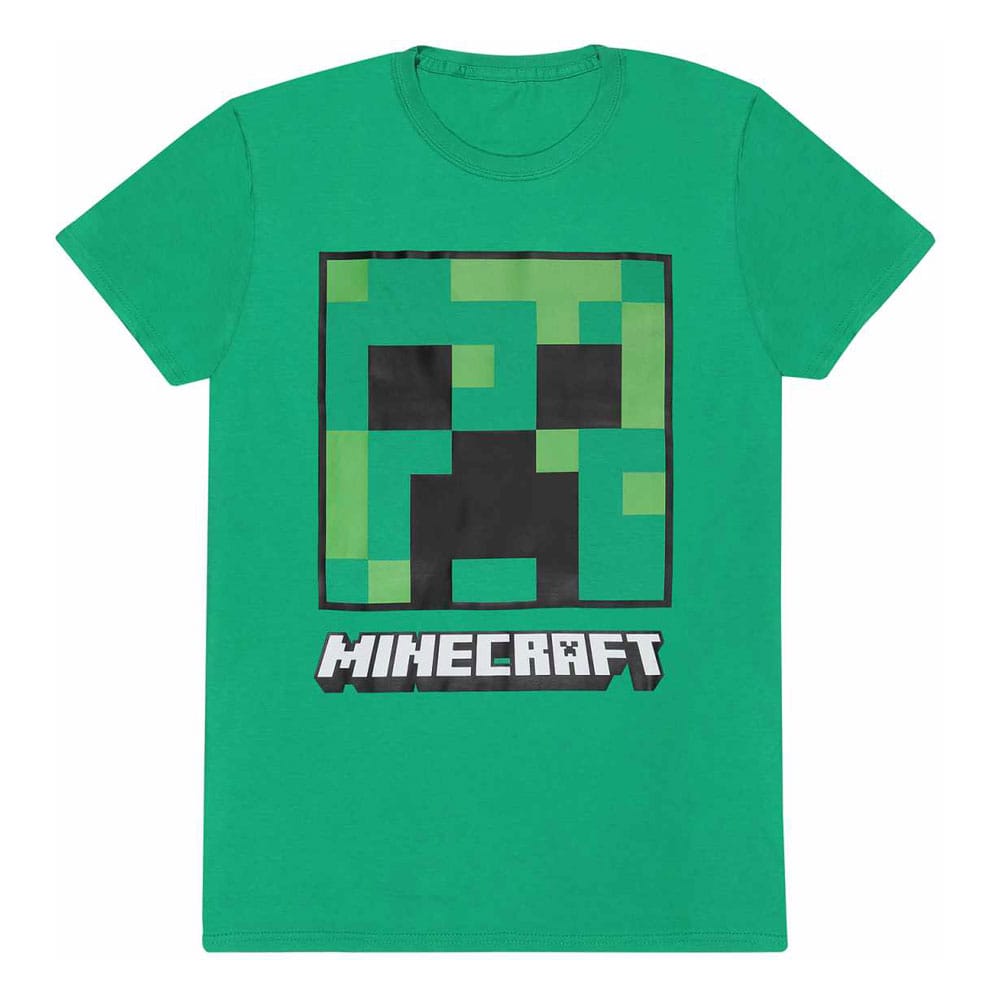 Tricou Minecraft Creeper Face  masura XL - MangaShop.ro