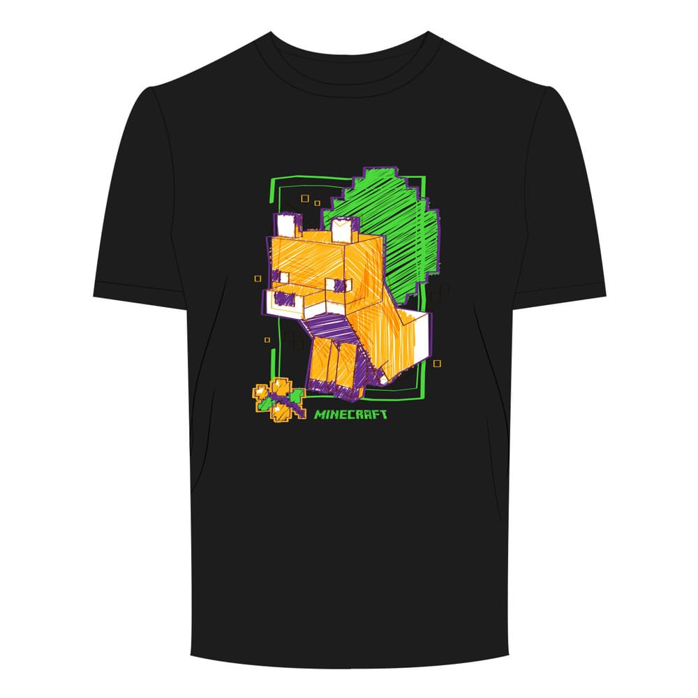 Tricou Minecraft Fox masura S - MangaShop.ro