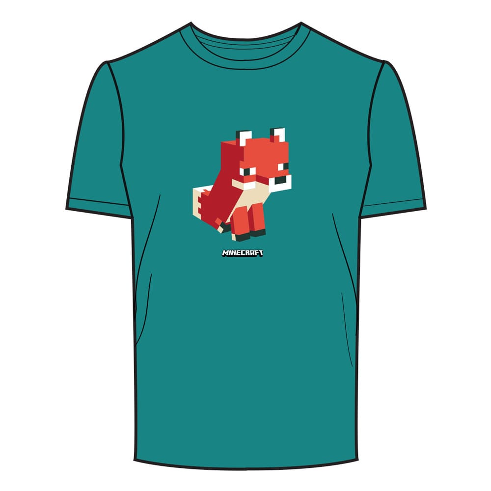 Tricou Minecraft Simple Fox masura S - MangaShop.ro