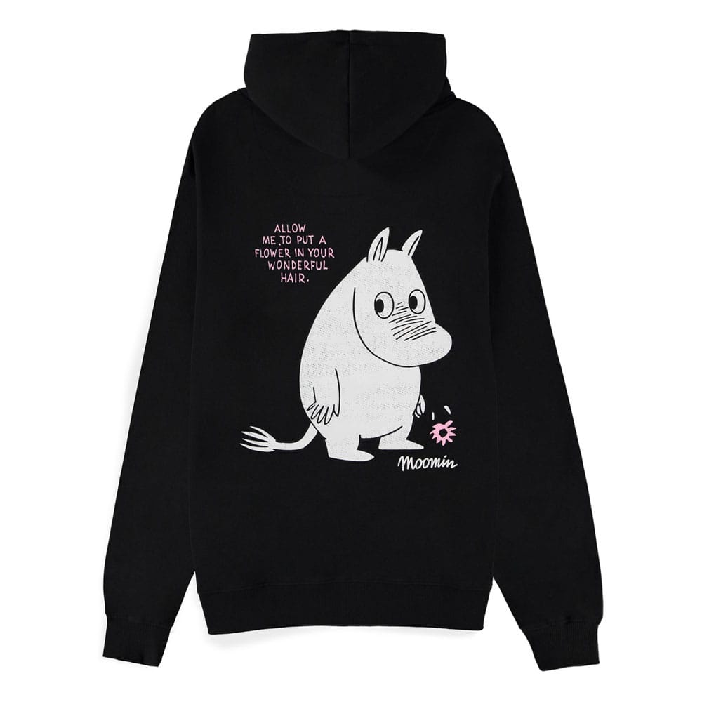 Tricou Moomins Zipper Hoodie Flower masura XL - MangaShop.ro