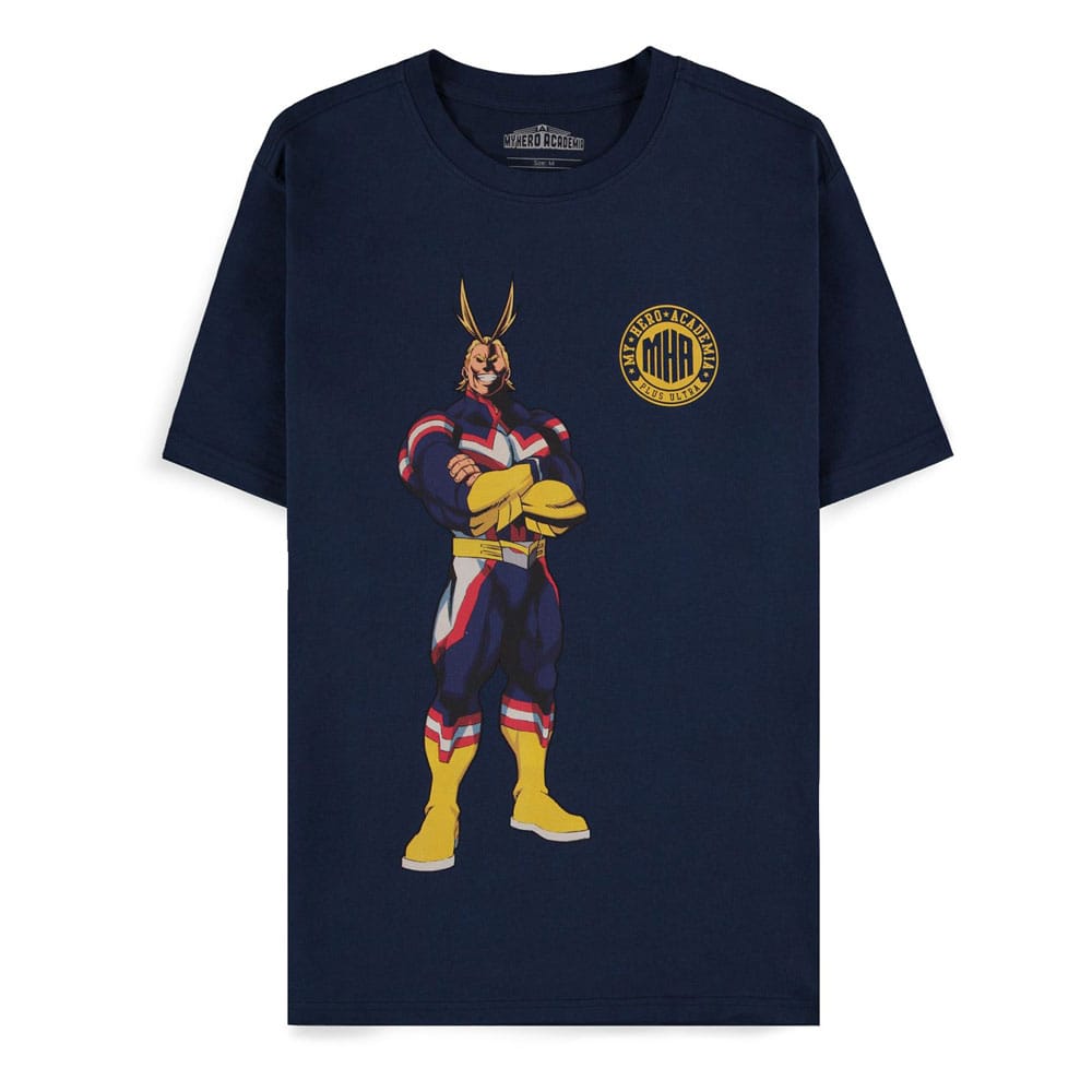 Tricou My Hero Academia Navy All Might Quote masura XL - MangaShop.ro