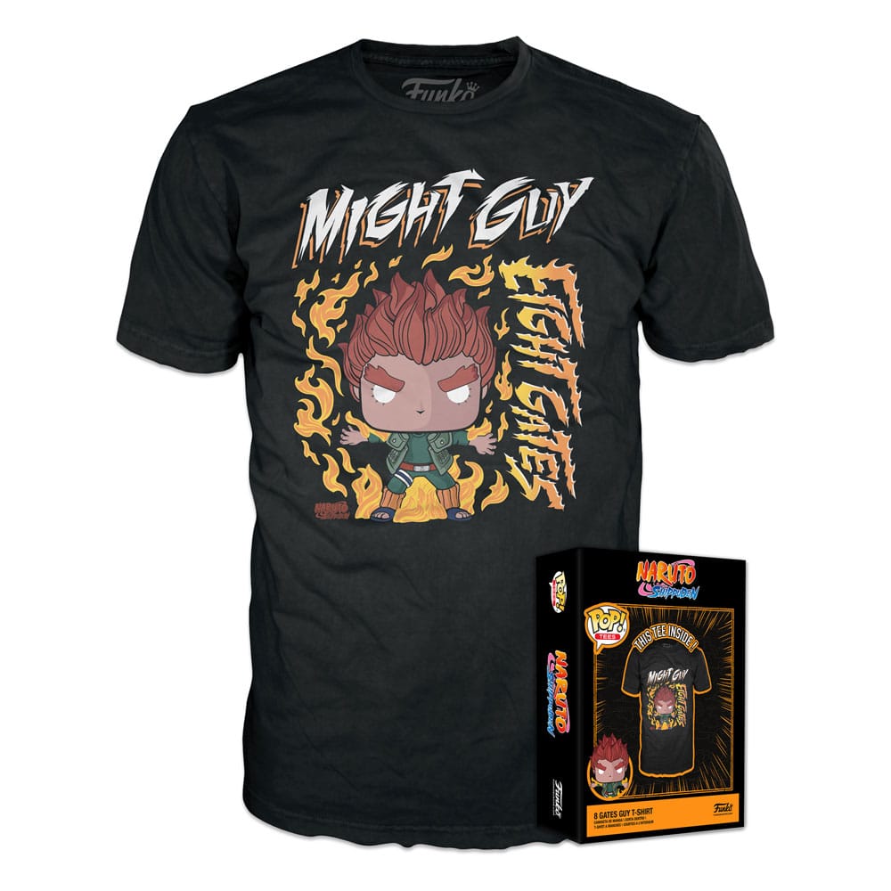 Tricou Naruto POP! Tees 8 Gates Guy masura S - MangaShop.ro