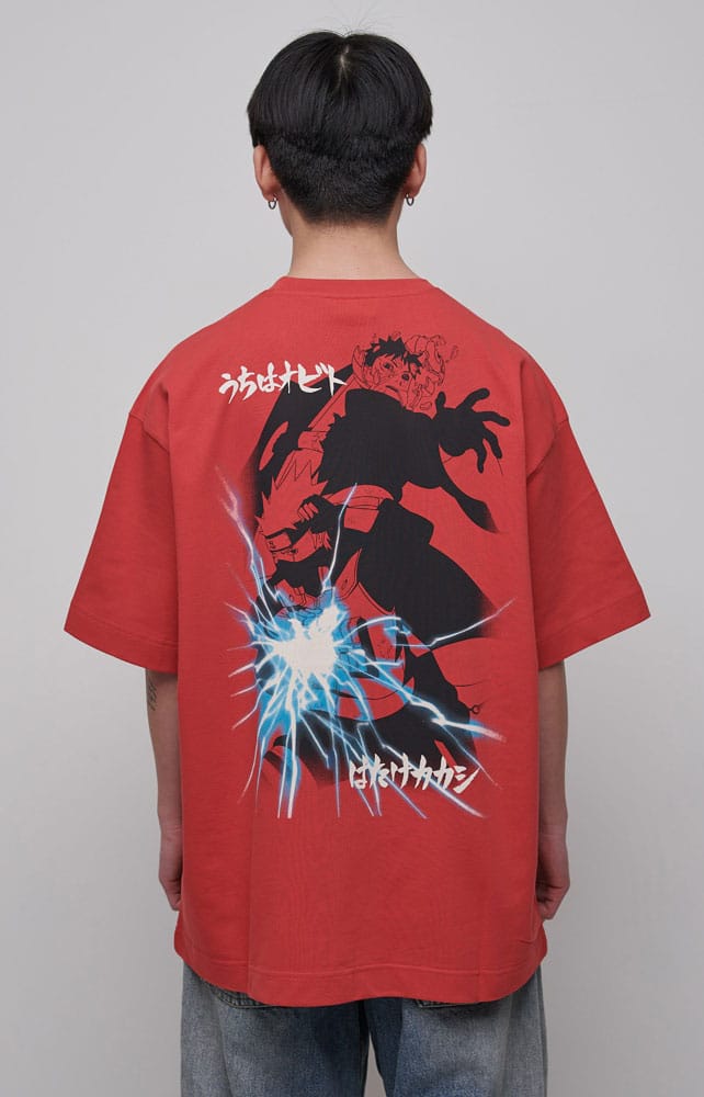 Tricou Naruto Shippuden Graphic Red masura L - MangaShop.ro