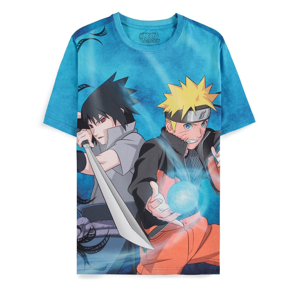 Tricou Naruto Shippuden Naruto & Sasuke masura XL - MangaShop.ro