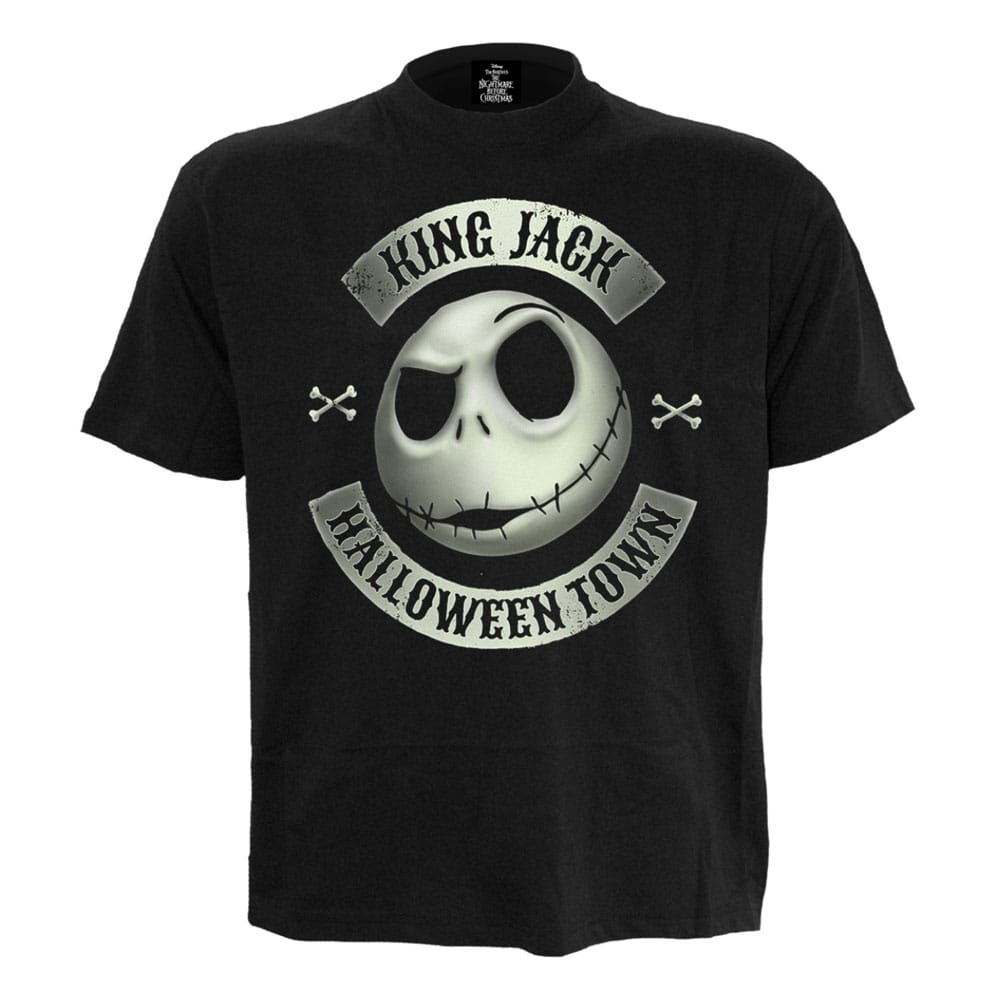 Tricou Nightmare before Christmas Jack Crest masura XL - MangaShop.ro