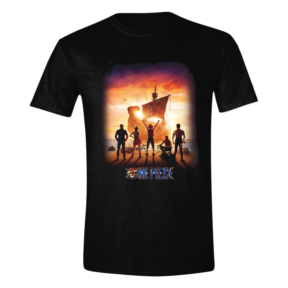 Tricou One Piece Live Action Sunset Poster masura S - MangaShop.ro