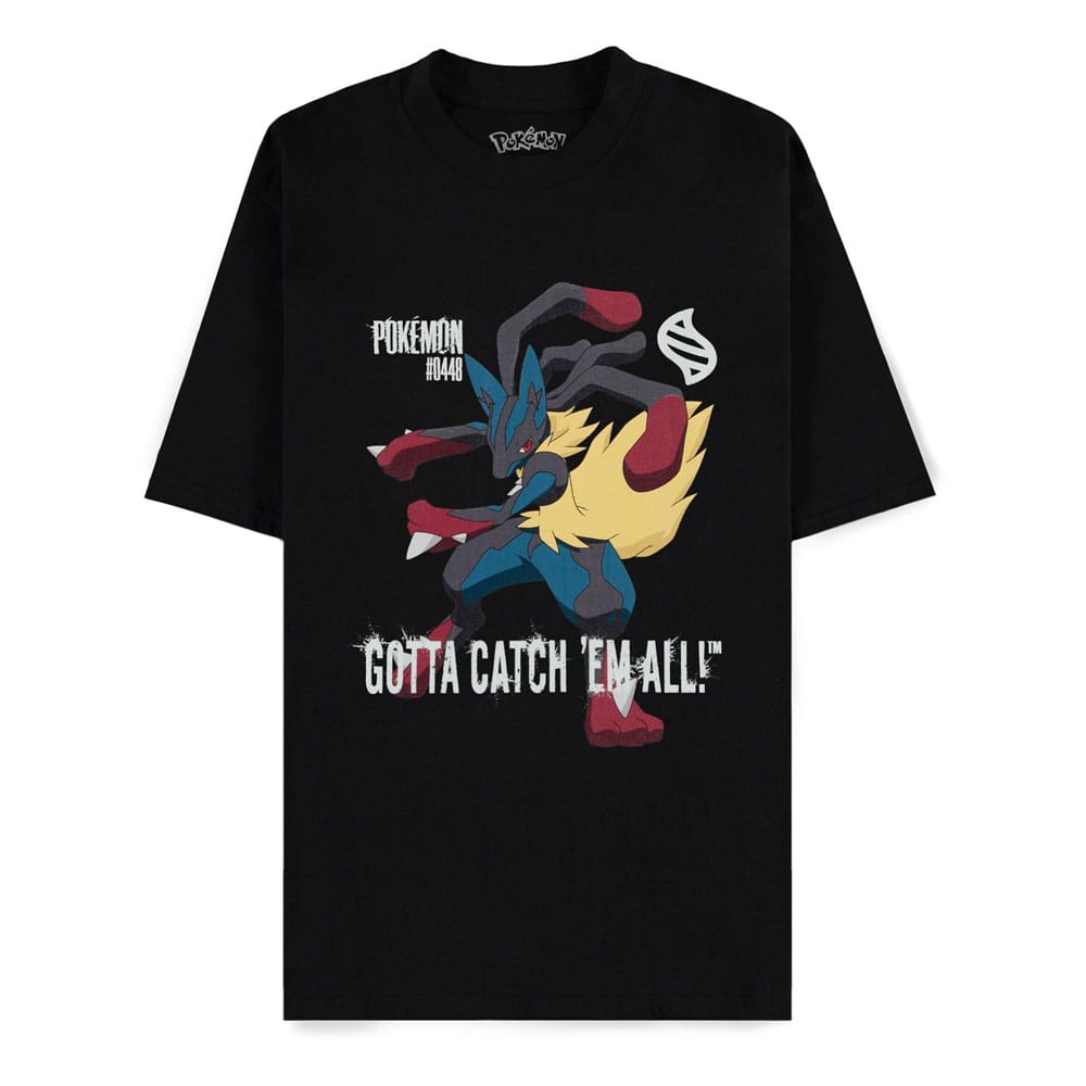 Tricou Pokémon Mega Evolutions Mega Lucario Gotta Catch Em All masura XL - MangaShop.ro
