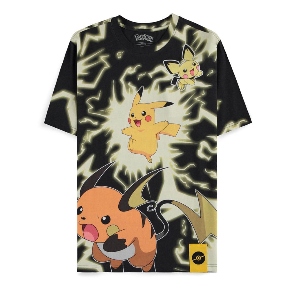 Tricou Pokémon Mirage AOP Pikachu Lightning masura L - MangaShop.ro