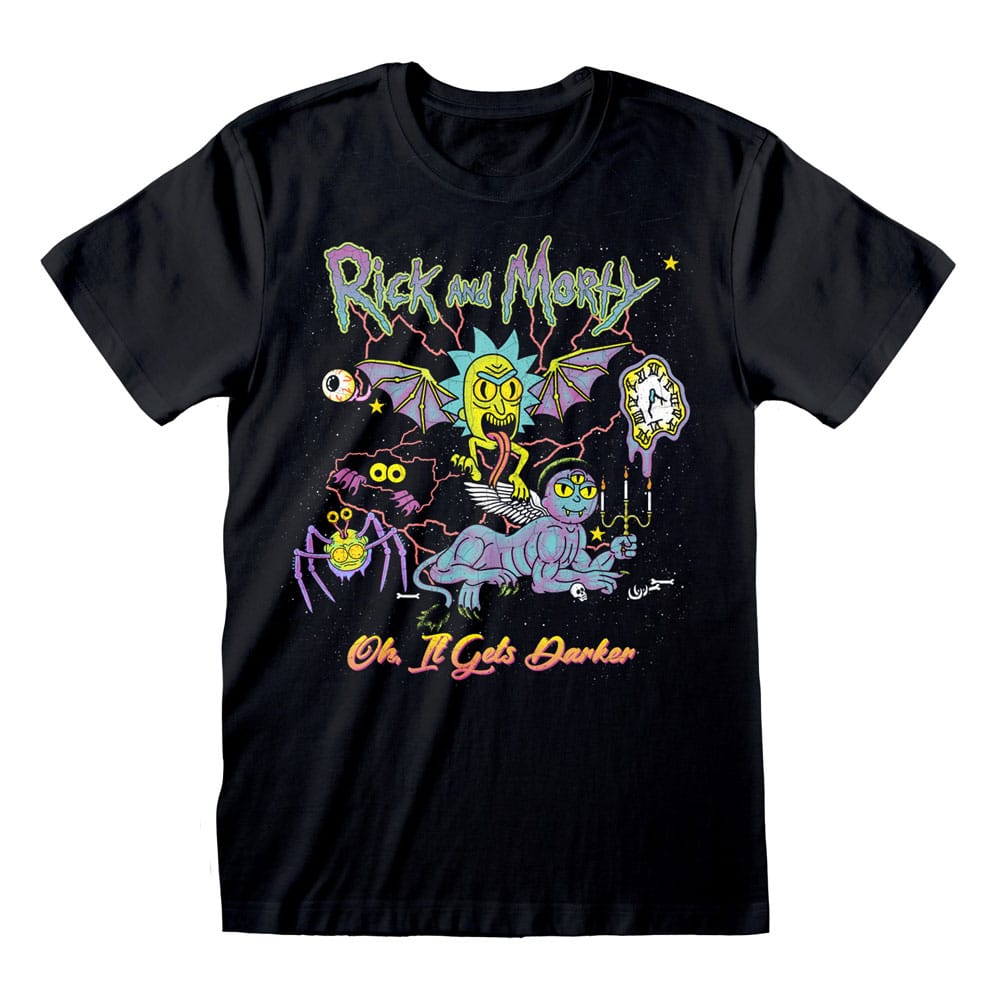 Tricou Rick and Morty Oh It Gets Darker masura S - MangaShop.ro