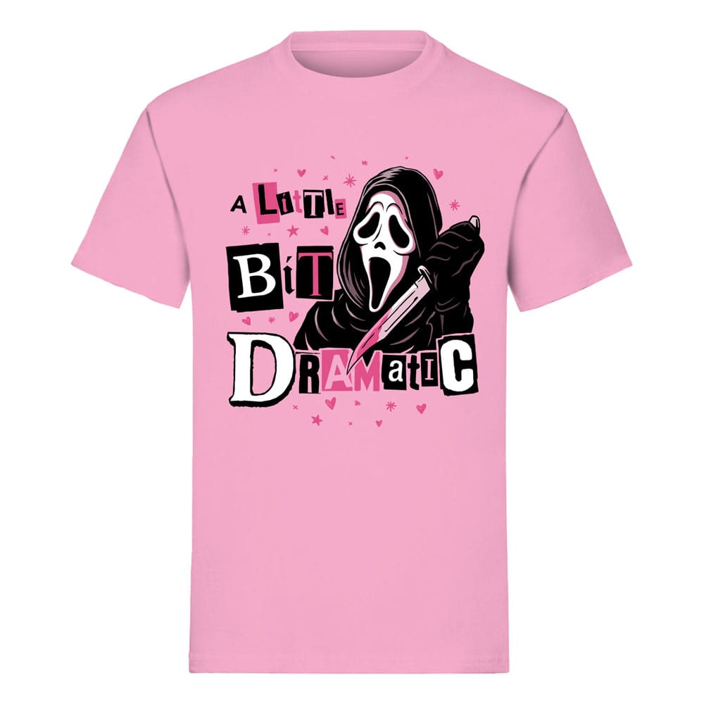 Tricou Scream Ghost Face A Little Bit Dramatic - MangaShop.ro