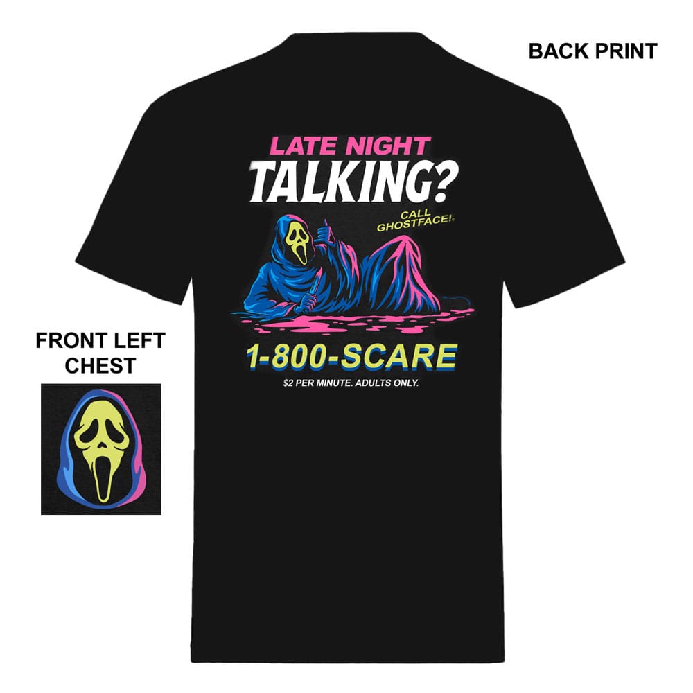 Tricou Scream Ghost Face Late Night Talking - MangaShop.ro