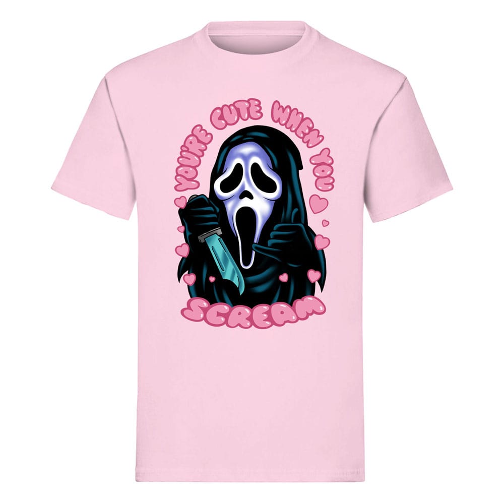 Tricou Scream Ghost Face You're Cute when you Scream - MangaShop.ro