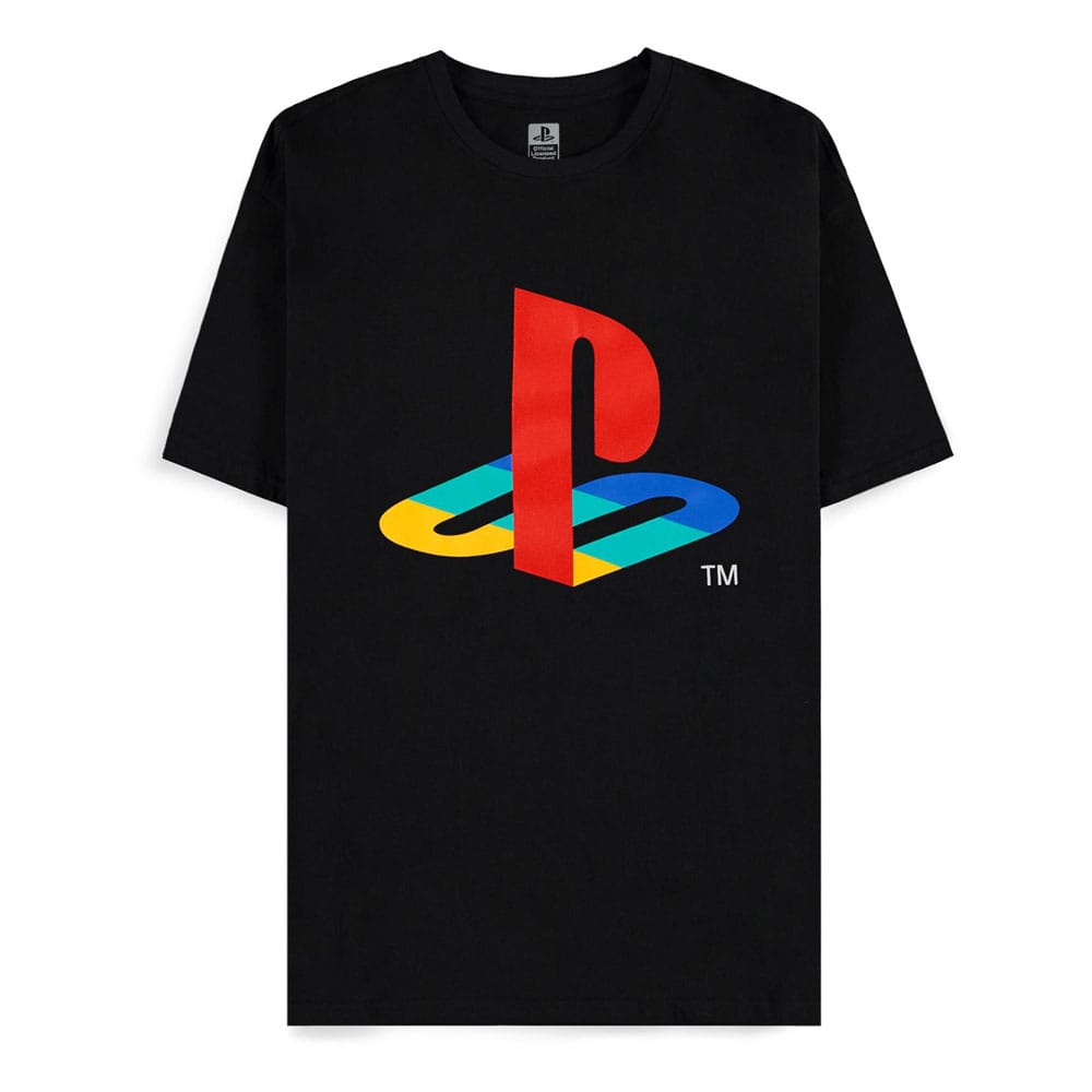 Tricou PlayStation Logo Black  masura L - MangaShop.ro