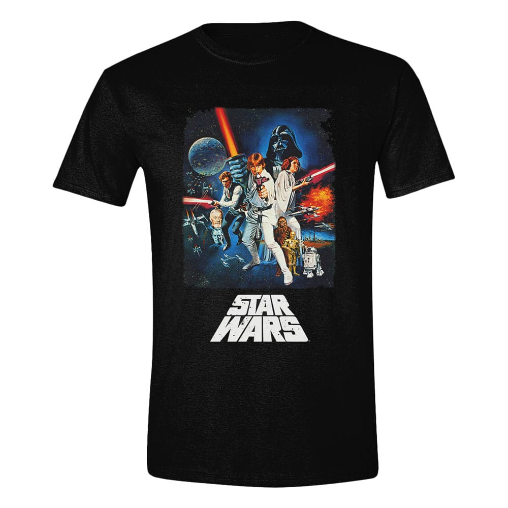 Tricou Star Wars A New Hope Retro Poster masura M - MangaShop.ro