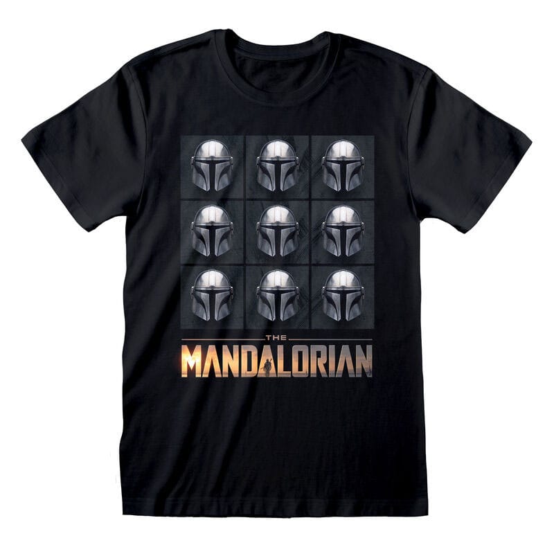 Tricou Star Wars The Mandalorian Mando Helmets masura L - MangaShop.ro