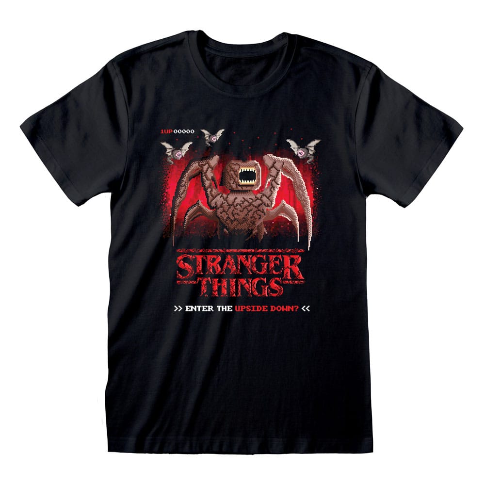 Tricou Stranger Things 8 Bit Upside Down - MangaShop.ro