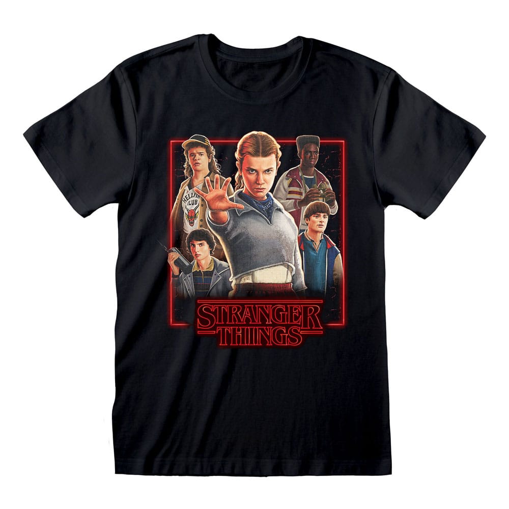 Tricou Stranger Things Characters in Glowing Box - MangaShop.ro