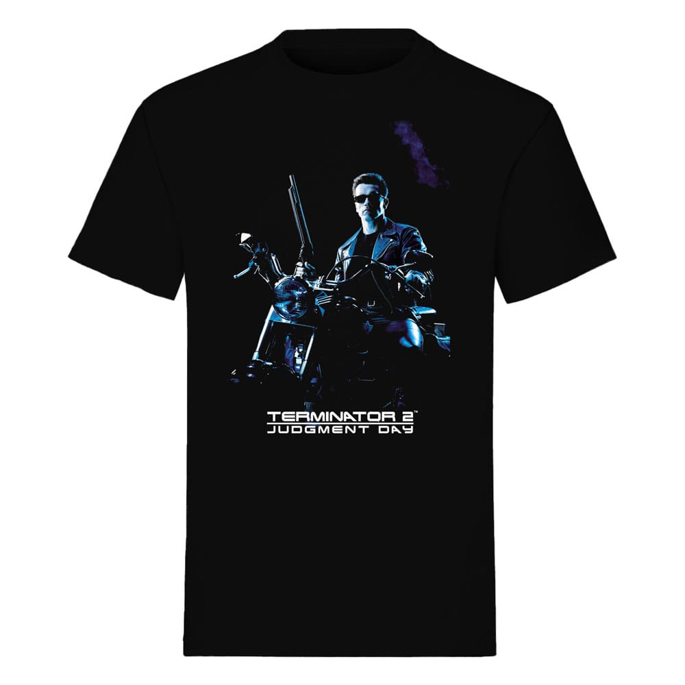 Tricou The Terminator Bike Pose Black - MangaShop.ro