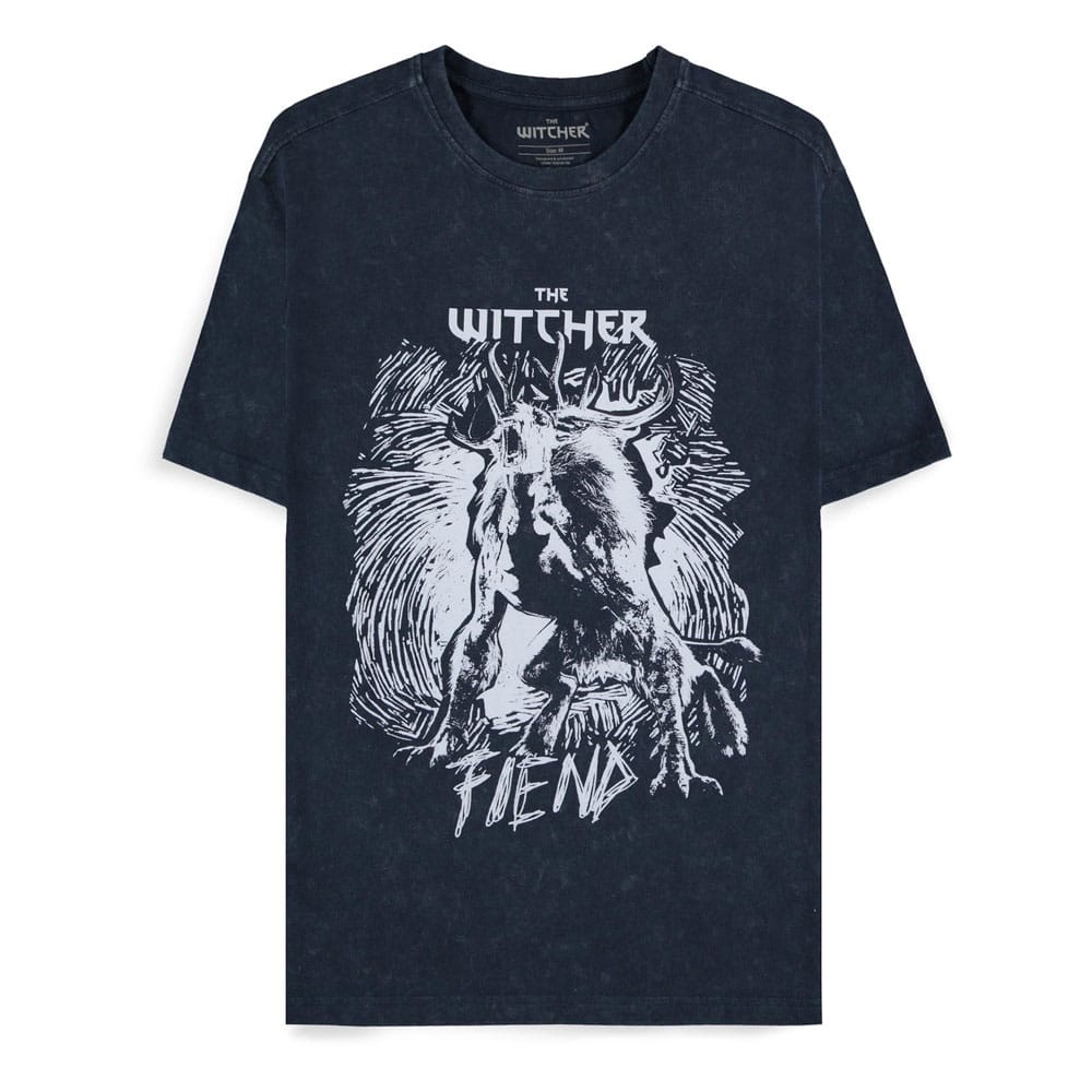 Tricou The Witcher Dark Blue Fiend masura S - MangaShop.ro
