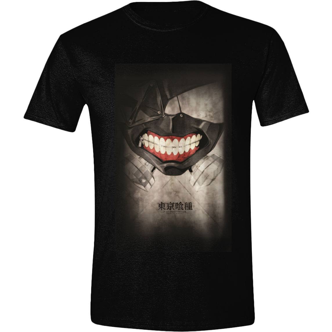 Tricou Tokyo Ghoul Masking Smiles masura L - MangaShop.ro