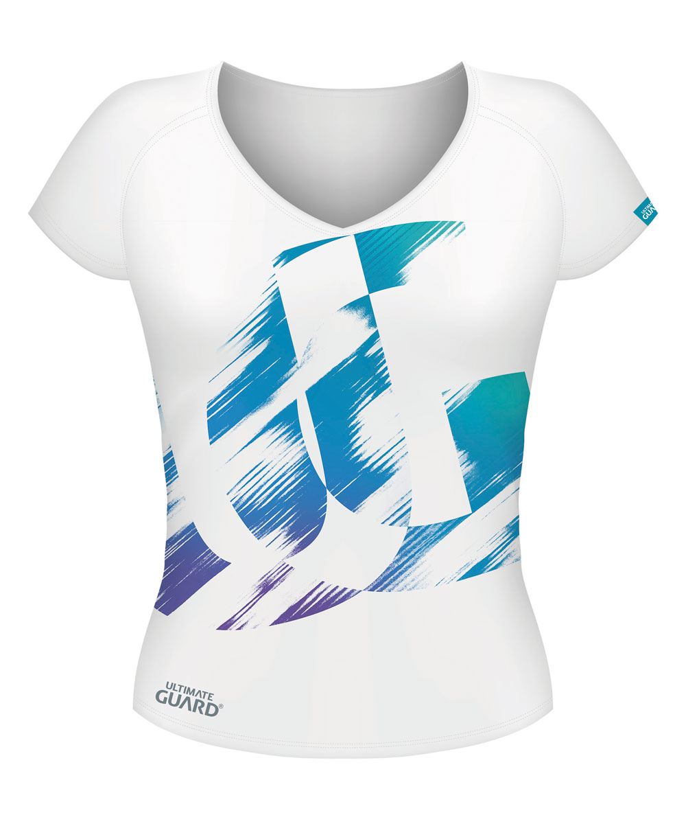 Tricou Ultimate Guard Ladies UG Distressed White masura L - MangaShop.ro