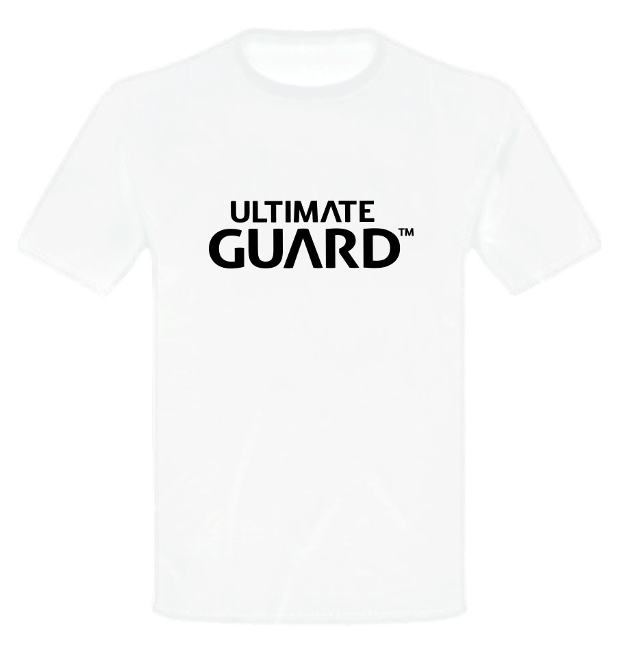 Tricou Ultimate Guard Wordmark White masura XXL - MangaShop.ro