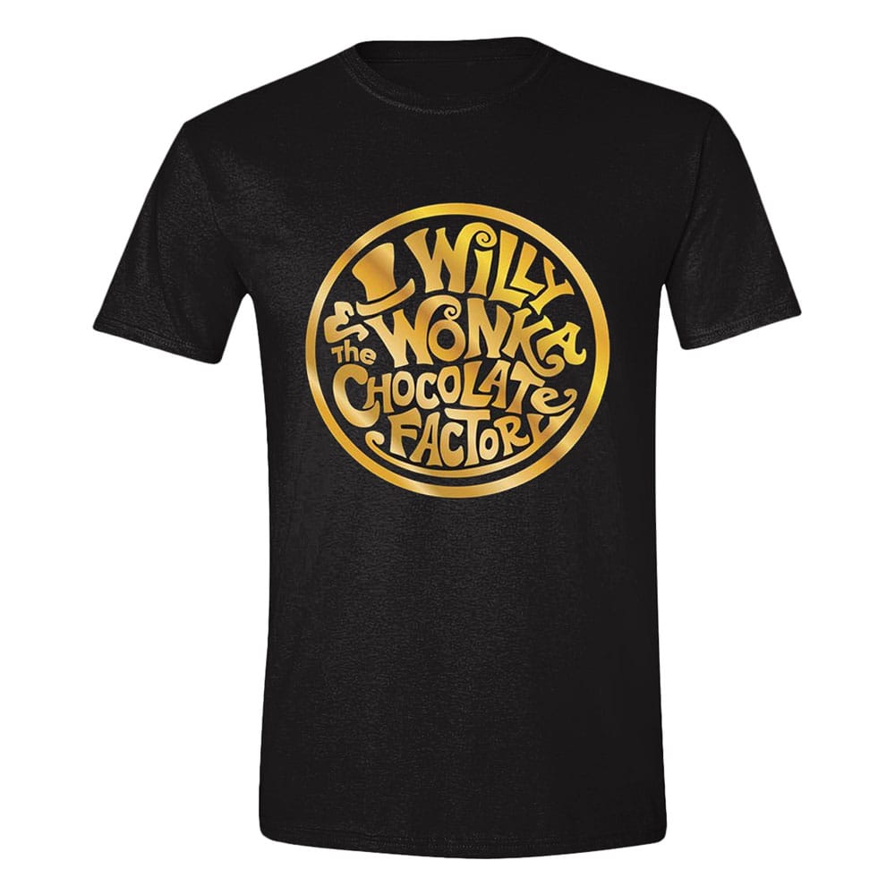 Tricou Willy Wonka & the Chocolate Factory Factory Logo masura XL - MangaShop.ro