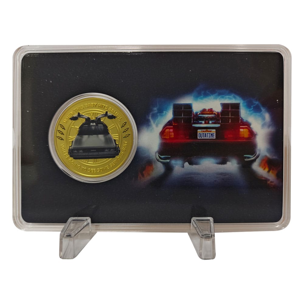 Back To The Future Collectable Coin 40th Anniversary Limited Edition - MangaShop.ro