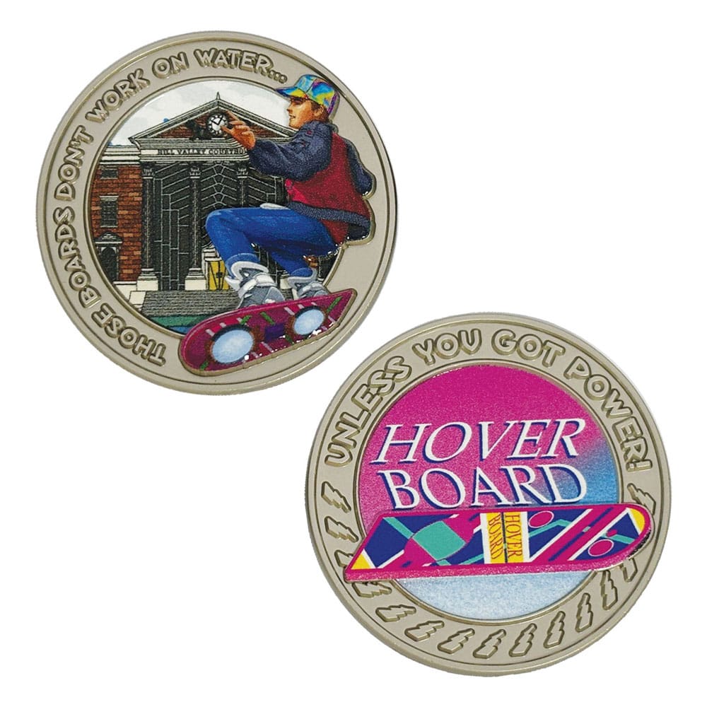 Back To The Future Collectable Coin Hoverboard Limited Edition - MangaShop.ro
