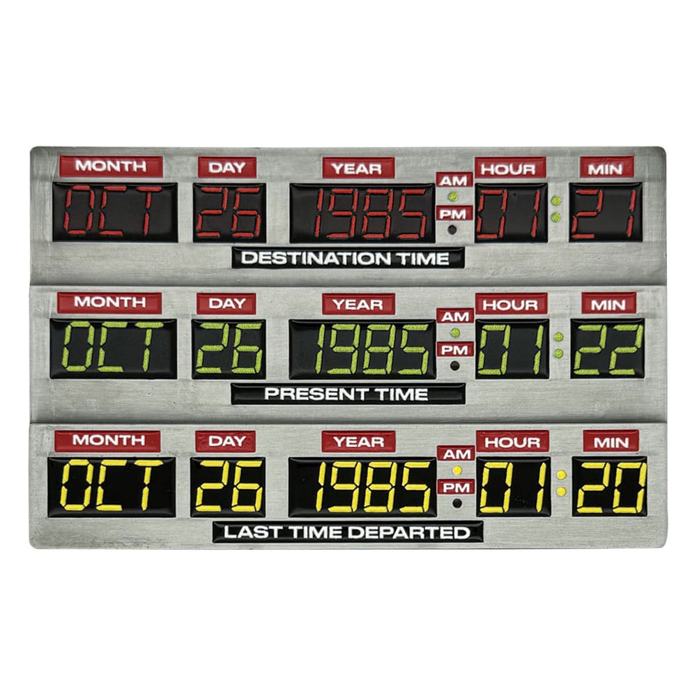 Back To The Future Ingot 40th Anniversary Time Circuits Limited Edition - MangaShop.ro